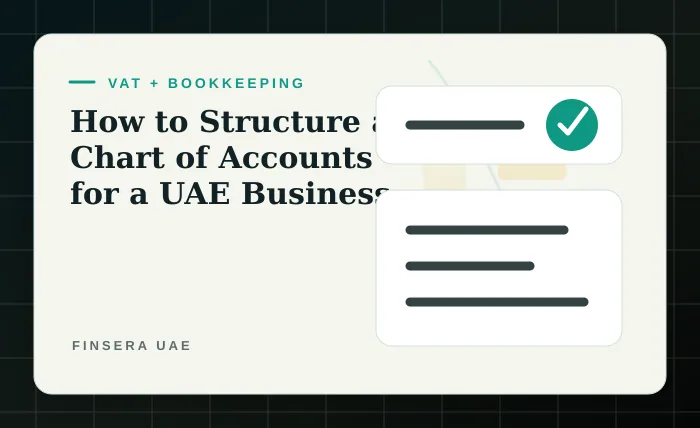 How to Structure a Chart of Accounts for a UAE Business