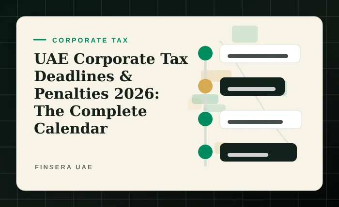 UAE Corporate Tax Deadlines & Penalties 2026: The Complete Calendar