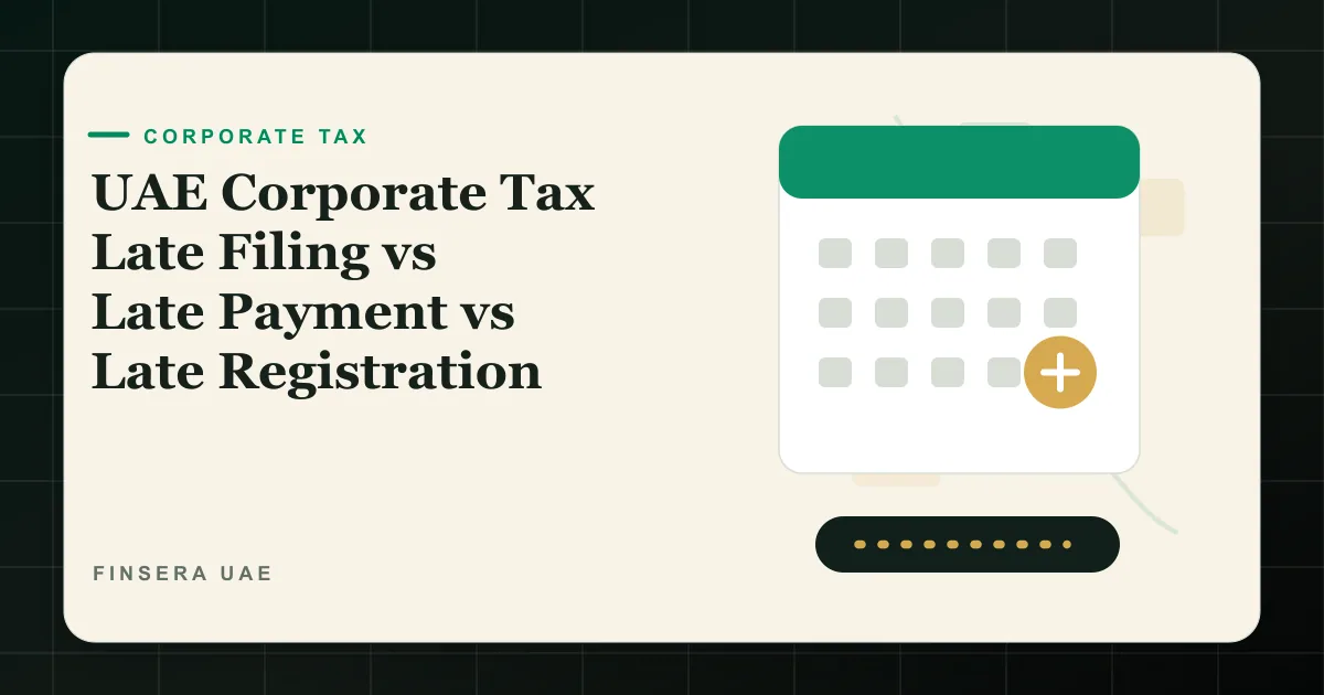 Corporate tax deadline calendar separating registration filing and payment