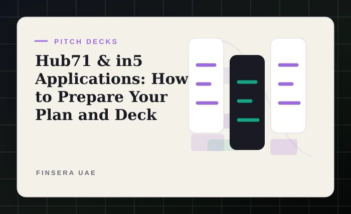 Hub71 & in5 Applications: How to Prepare Your Plan and Deck