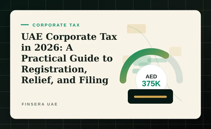 UAE Corporate Tax in 2026: A Practical Guide to Registration, Relief, and Filing